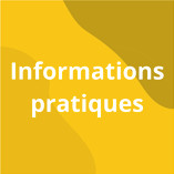 Carré jaune cliquable indiquant les informations pratiques